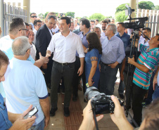 Cerca de 1.100 estudantes do Ensino Fundamental e Ensino Médio, de Sarandi, Noroeste do Paraná, são beneficiados com a nova estrutura da Escola Estadual Vereador Luiz Zanchim, inaugurada nesta sexta-feira (14), pelo governador Carlos Massa Ratinho Junior.  -  Sarandi, 14/02/2020  -  Foto: Jaelson Lucas/AEN
