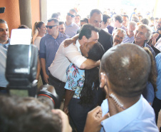 Cerca de 1.100 estudantes do Ensino Fundamental e Ensino Médio, de Sarandi, Noroeste do Paraná, são beneficiados com a nova estrutura da Escola Estadual Vereador Luiz Zanchim, inaugurada nesta sexta-feira (14), pelo governador Carlos Massa Ratinho Junior.  -  Sarandi, 14/02/2020  -  Foto: Jaelson Lucas/AEN