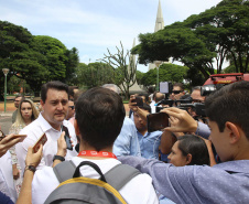 Governador Carlos Massa Ratinho Júnior  libera recursos para melhorias urbanas e desenvolvimento sustentável para Maringá  -  Maringá, 14/02/2020  -  Foto: Jaelson Lucas/AEN