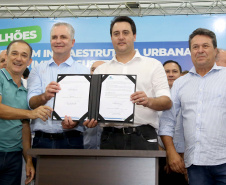 Governador Carlos Massa Ratinho Júnior  libera recursos para melhorias urbanas e desenvolvimento sustentável para Maringá  -  Maringá, 14/02/2020  -  Foto: Jaelson Lucas/AEN