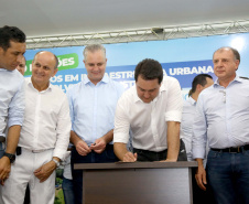 Governador Carlos Massa Ratinho Júnior  libera recursos para melhorias urbanas e desenvolvimento sustentável para Maringá  -  Maringá, 14/02/2020  -  Foto: Jaelson Lucas/AEN