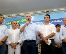 Governador Carlos Massa Ratinho Júnior  libera recursos para melhorias urbanas e desenvolvimento sustentável para Maringá  -  Maringá, 14/02/2020  -  Foto: Jaelson Lucas/AEN