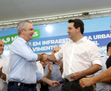 Governador Carlos Massa Ratinho Júnior  libera recursos para melhorias urbanas e desenvolvimento sustentável para Maringá  -  Maringá, 14/02/2020  -  Foto: Jaelson Lucas/AEN