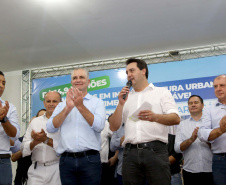 Governador Carlos Massa Ratinho Júnior  libera recursos para melhorias urbanas e desenvolvimento sustentável para Maringá  -  Maringá, 14/02/2020  -  Foto: Jaelson Lucas/AEN