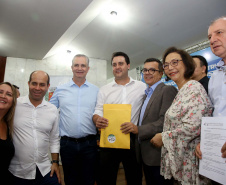 Governador Carlos Massa Ratinho Júnior  libera recursos para melhorias urbanas e desenvolvimento sustentável para Maringá  -  Maringá, 14/02/2020  -  Foto: Jaelson Lucas/AEN