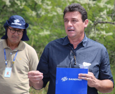 Durante visita ao Parque da Ciência, técnicos da Sanepar detalharam as dificuldades de uso de águas subterrâneas e as consequências negativas quando se faz exploração inadequada
Foto: SANEPAR