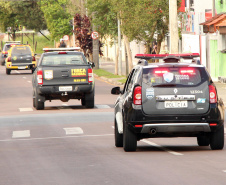 São José dos Pinhais, 22 de outubro de 2019. Operação Frente Brasil. - Foto: Soldado Ismael Ponchio