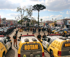 São José dos Pinhais, 22 de outubro de 2019. Operação Frente Brasil. - Foto: Soldado Ismael Ponchio