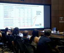 O governador Carlos Massa Ratinho autorizou nesta terça-feira (18) a liberação de R$ 5 milhões para reforçar o combate à dengue no Estado. Os recursos serão distribuídos entre os 118 municípios do Paraná que se encontram em situação de alerta ou de epidemia da doença, com os valores variando entre R$ 15 mil e R$ 200 mil. -   Curitiba,18/02/2020  -  Foto:Jaelson Lucas / AEN
