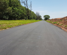 O Departamento de Estradas de Rodagem do Paraná (DER/PR) está atuando em quatro rodovias da região Noroeste, próximas ao Rio Paranapanema, divisa com São Paulo.  -  Foto: Divulgação DER
