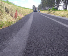 O Departamento de Estradas de Rodagem do Paraná (DER/PR) está atuando em quatro rodovias da região Noroeste, próximas ao Rio Paranapanema, divisa com São Paulo.  -  Foto: Divulgação DER