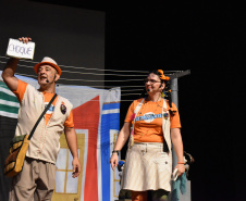 Copel patrocina teatro infantil sobre uso seguro da energia. Foto: Copel
