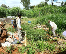 Em todas as regiões acontecem ações para o combate e controle da dengue.Foto: Prefeitura de Cascavel