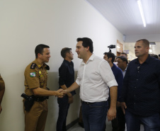 O Colégio Estadual Dr. Lauro Müller Soares passará a ser um Colégio Militar a partir do ano que vem. O governador Carlos Massa Ratinho Junior confirmou nesta quinta-feira (5), em evento no município, a liberação de R$ 750 mil para reformas na unidade. Será a quinta unidade com gestão neste modelo no Paraná.
Foto: Gilson Abreu/AEN