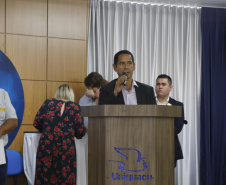 O Colégio Estadual Dr. Lauro Müller Soares passará a ser um Colégio Militar a partir do ano que vem. O governador Carlos Massa Ratinho Junior confirmou nesta quinta-feira (5), em evento no município, a liberação de R$ 750 mil para reformas na unidade. Será a quinta unidade com gestão neste modelo no Paraná.
Foto: Gilson Abreu/AEN