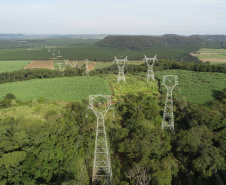 Linha de energia entre Paraná e São Paulo é liberada para operação.Foto:Copel