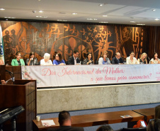 As Secretarias de Estado da Saúde e da Segurança Pública e Administração Penitenciária do Paraná renovam termo de cooperação técnica para o atendimento integral e humanizado às pessoas em situação de violência sexual. Foto: Antonio Américo/SESA