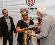 O vice governador Darci Piana recebe nesta quarta-feira (11), representantes da classe artística e cultura do Estado, no Palácio Iguaçu.   Curitiba, 11/03/2020 -  Foto: Geraldo Bubniak/AEN