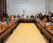 O vice governador Darci Piana recebe nesta quarta-feira (11), representantes da classe artística e cultura do Estado, no Palácio Iguaçu.   Curitiba, 11/03/2020 -  Foto: Geraldo Bubniak/AEN