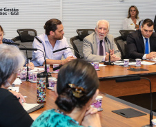 O vice governador Darci Piana recebe nesta quarta-feira (11), representantes da classe artística e cultura do Estado, no Palácio Iguaçu.   Curitiba, 11/03/2020 -  Foto: Geraldo Bubniak/AEN