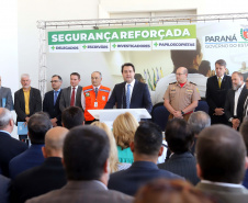 O governador Carlos Massa Ratinho Junior formaliza nesta quinta-feira (12) a convocação de aprovados do concurso de 2018 de escrivães da Polícia Civil do Paraná.
Curitiba, 12-03-20.
Foto: Arnaldo Alves / AEN.
