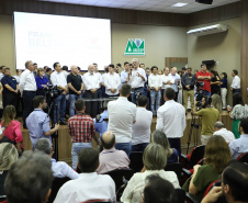 O município de Francisco Beltrão, no Sudoeste do Paraná, vai receber um condomínio do idoso, do programa Viver Mais Paraná, desenvolvido pelo Governo do Estado. O empreendimento foi confirmado nesta sexta-feira (13) pelo vice-governador Darci Piana, dentro da agenda de transferência da sede administrativa do Governo do Estado para o município. 