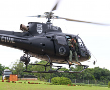 Polícia Civil disponibiliza aeronaves para emergências da Covid-19. Foto: Polícia Civil