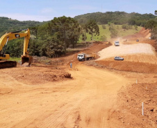 Governo retoma as obras do Contorno Noroeste de Francisco Beltrão. Foto:DER