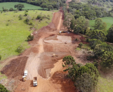 Governo retoma as obras do Contorno Noroeste de Francisco Beltrão. Foto:DER