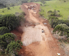 Governo retoma as obras do Contorno Noroeste de Francisco Beltrão. Foto:DER