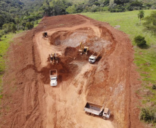 Governo retoma as obras do Contorno Noroeste de Francisco Beltrão. Foto:DER