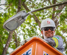 

Curitiba e RMC recebem R$ 250 milhões em obras na rede de energia . Foto: Copel
