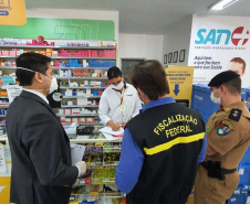 
Secretaria da Justiça realiza nova operação para fiscalizar bancos, farmácias e distribuidoras de medicamentos. Foto: SEJUF