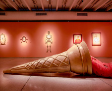 A exposição “Circonjecturas”, do artista Rafael Silveira, esteve no MON em 2017 e agora está disponível no Google Arts & Culture. Foto:MON
