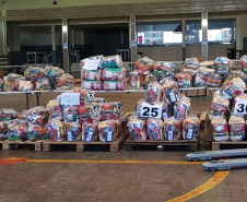As doações vão para as entidades cadastradas no Nota Paraná ou no aplicativo Paraná Solidário..Foto:SEJUF