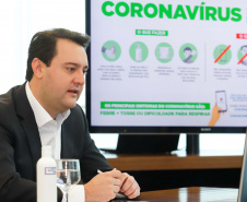 Lançada pelo governador Ratinho Junior, maratona online é promovida pela Superintendência Geral de Inovação, acontece de 24 de abril a 1º de maio e busca ideias inovadoras e soluções que minimizem os impactos da pandemia no Paraná.
Foto: Rodrigo Felix Leal