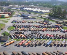 Porto de Paranaguá bate recorde em movimento de caminhões
. Foto: Claudio Neves/Portos do Paraná