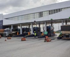 Porto de Paranaguá bate recorde em movimento de caminhões
. Foto: Claudio Neves/Portos do Paraná