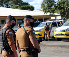 Rondas ostensivas são intensificadas em Curitiba.Foto: PMPR