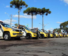 Rondas ostensivas são intensificadas em Curitiba.Foto: PMPR