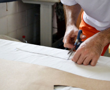 Produção de equipamentos de proteção individual em presídios do Paraná passa de 330 mil unidades
.Foto: Depen