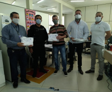 Produção de equipamentos de proteção individual em presídios do Paraná passa de 330 mil unidades
.Foto: Depen