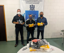 Produção de equipamentos de proteção individual em presídios do Paraná passa de 330 mil unidades
.Foto: Depen