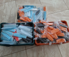 Produção de equipamentos de proteção individual em presídios do Paraná passa de 330 mil unidades
.Foto: Depen
