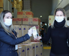 Copel repassa ao Lacen 200 mil kits para testes da Covid.