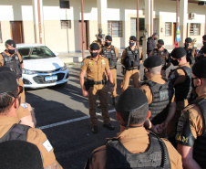 Eixos comerciais da Capital recebem reforço de policiamento com a Operação Pagamento. Foto: Soldado Fernando Chauchuti