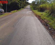 Rodovia entre Douradina e Maria Helena recebe melhorias no pavimento. Foto:DER