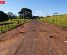 Rodovia entre Douradina e Maria Helena recebe melhorias no pavimento. Foto:DER