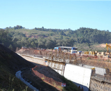Construção da Barragem do Miringuava ? São José dos Pinhais   28/05/2020 - Foto: Geraldo Bubniak/AEN