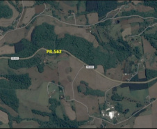Governo planeja obras de correção na PR-484 e PR-562, no Oeste. Foto:DER